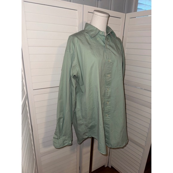 Ralph Lauren Mens Blake Classic Fit Button Down Shirt Light Green Size L - Picture 3 of 8